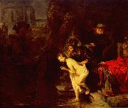 REMBRANDT Harmenszoon van Rijn Suzanna in the Bath china oil painting reproduction